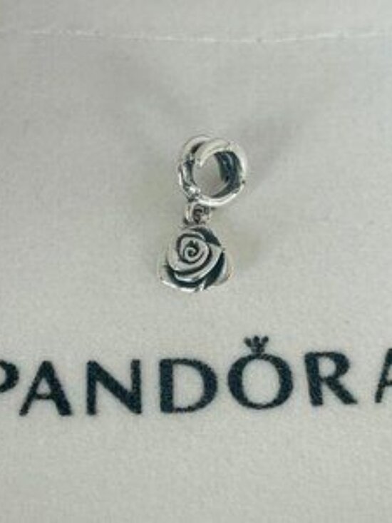 Pandora Jewelry - Pandora Rose in Bloom Dangle Charm - Sterling Silver